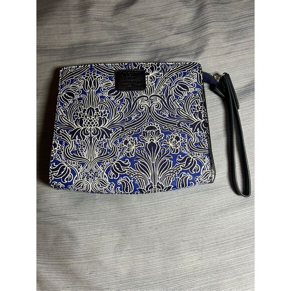 Liberty London blue and white clutch bag - Picture 1 of 4